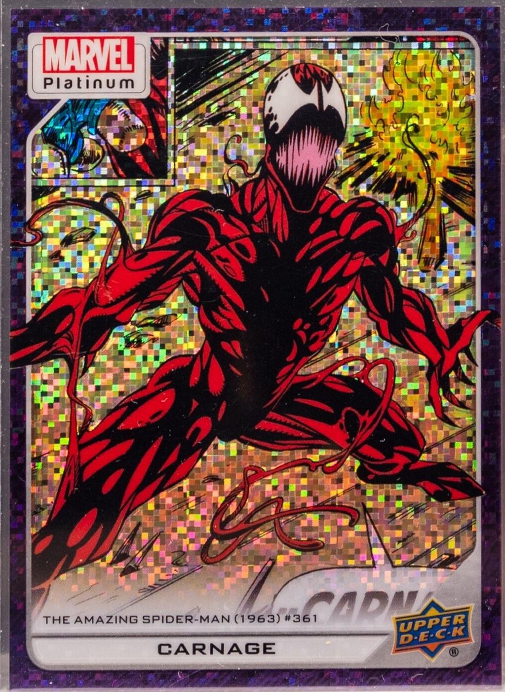 2024 2023 Upper Deck Platinum Carnage [Purple Pixels] #152 card
