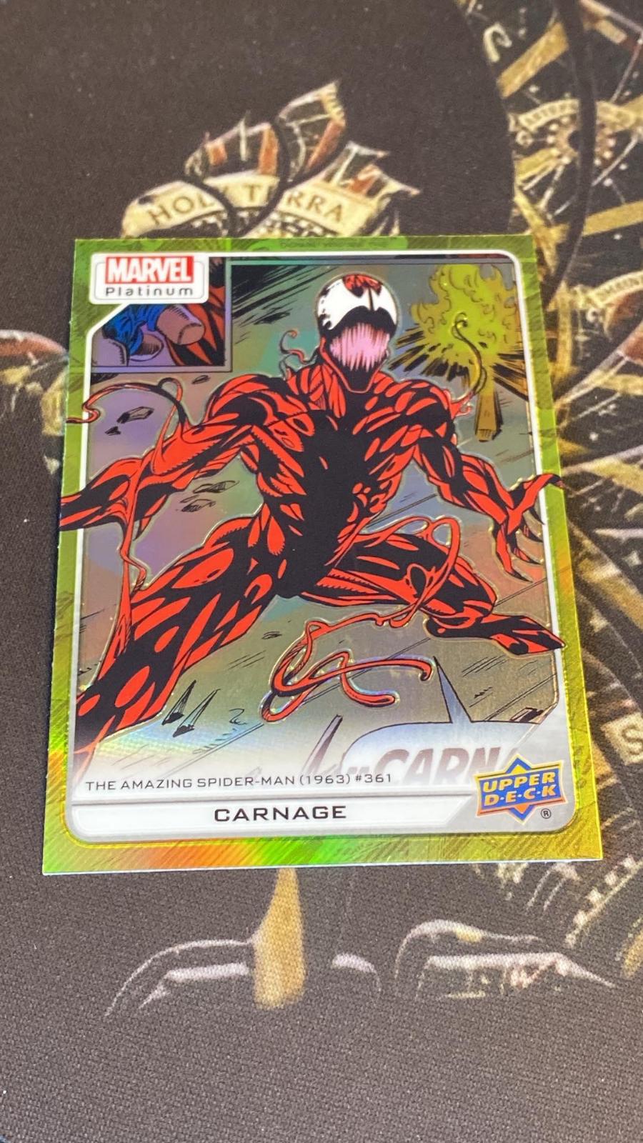 2024 2023 Upper Deck Platinum Carnage [Yellow Rainbow] #152 card
