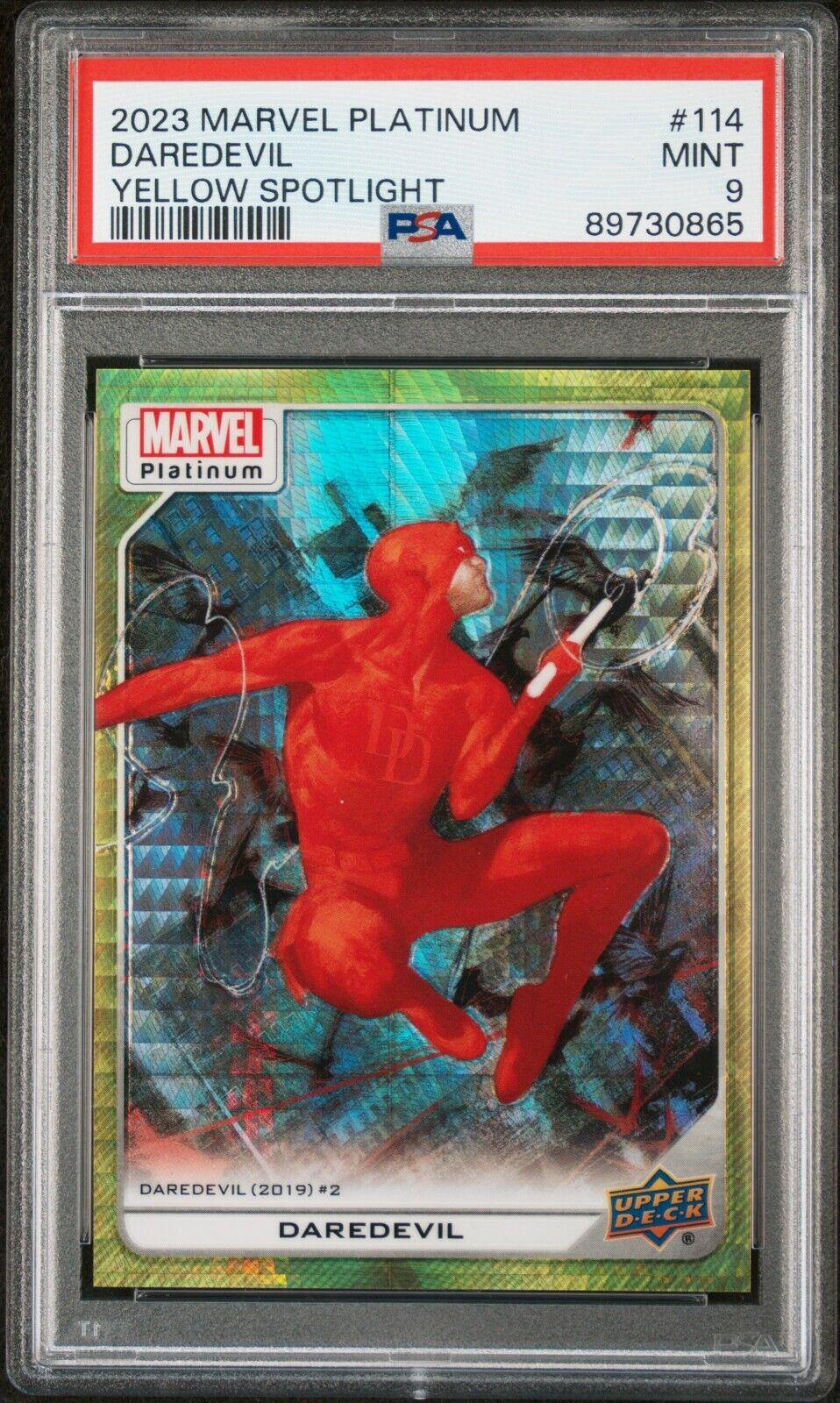 2024 2023 Upper Deck Platinum Daredevil [Yellow Spotlight] #114 card