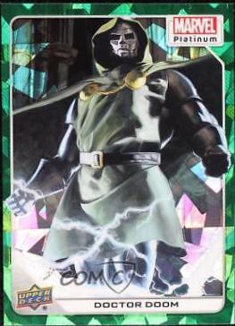 2024 2023 Upper Deck Platinum Doctor Doom [Green Crackle] #11 card