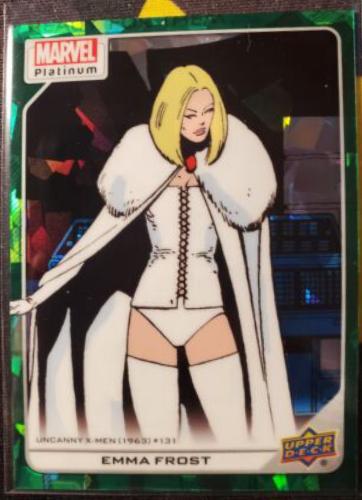 2024 2023 Upper Deck Platinum Emma Frost [Green Crackle] #117 card