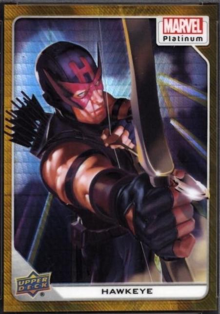2024 2023 Upper Deck Platinum Hawkeye [Amber Crystals] #18 card