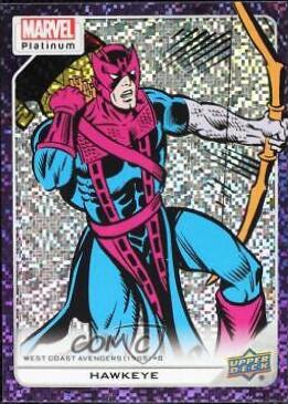 2024 2023 Upper Deck Platinum Hawkeye [Purple Pixels] #105 card