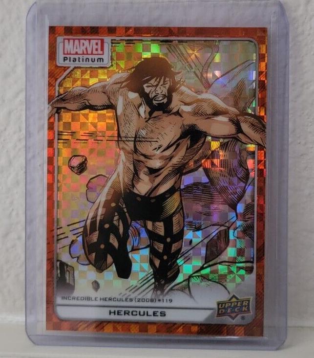 2024 2023 Upper Deck Platinum Hercules [Orange Checkers] #197 card