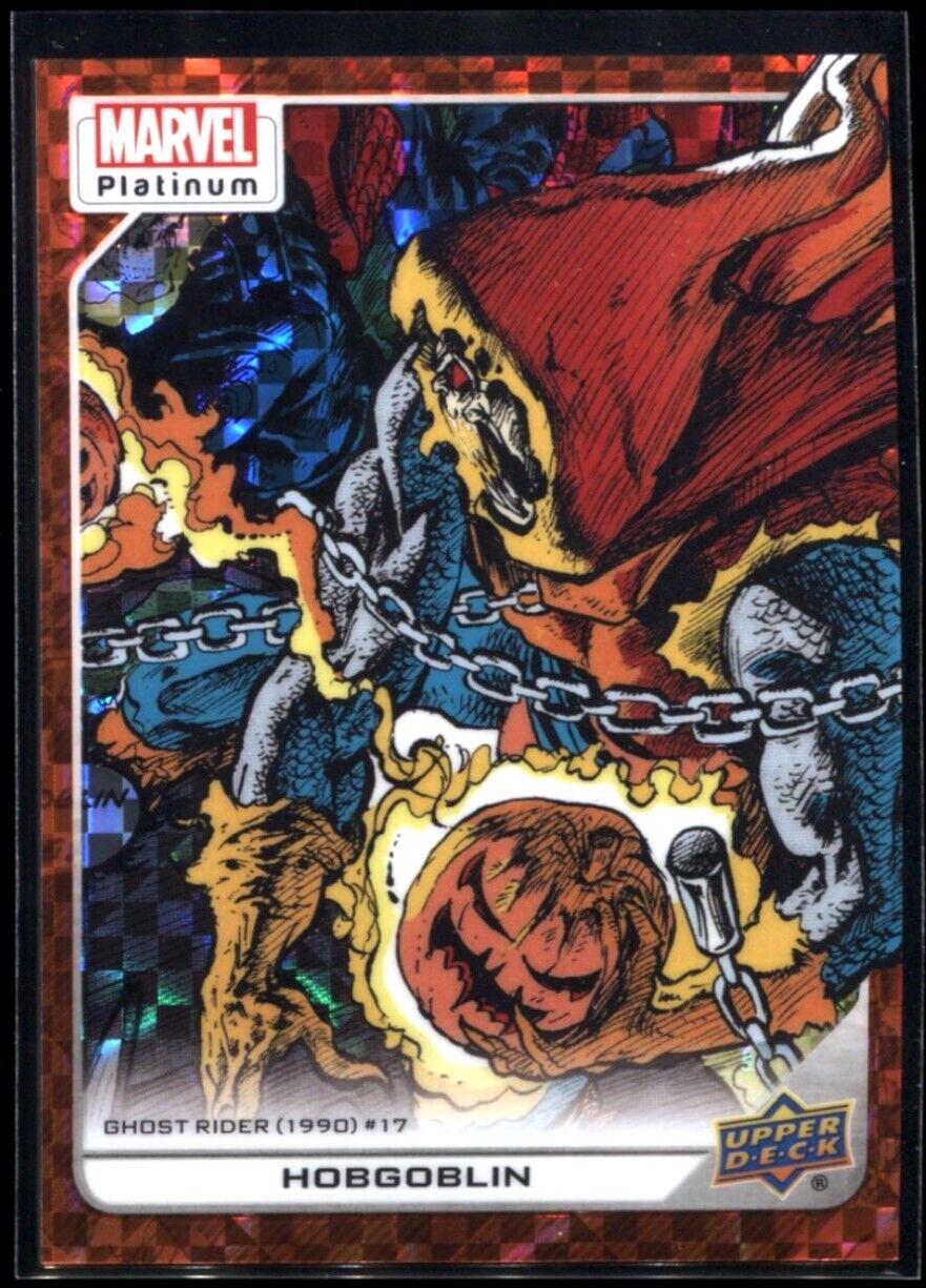 2024 2023 Upper Deck Platinum Hobgoblin [Orange Checkers] #184 card