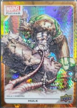 2024 2023 Upper Deck Platinum Hulk [Amber Crystals] #145 card