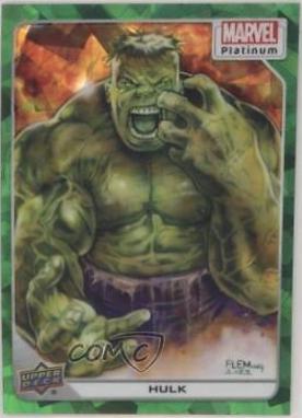 2024 2023 Upper Deck Platinum Hulk [Green Crackle] #36 card