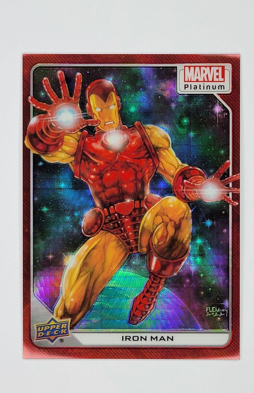 2024 2023 Upper Deck Platinum Iron Man [Red Prism] #34 card