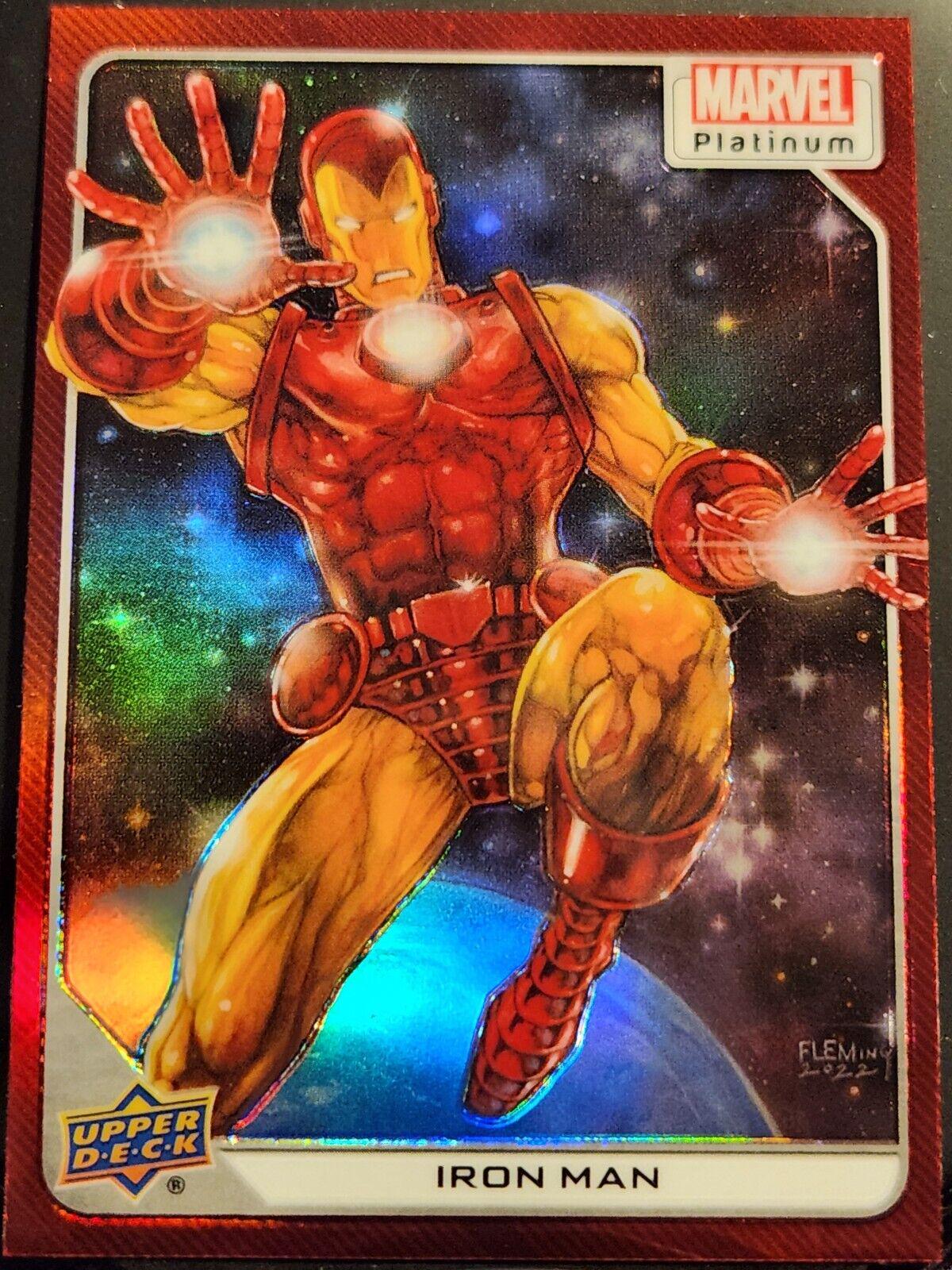 2024 2023 Upper Deck Platinum Iron Man [Red Rainbow] #34 card