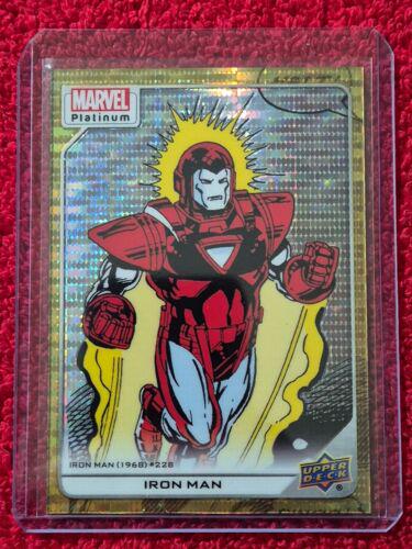 2024 2023 Upper Deck Platinum Iron Man [Seismic Gold] #123 card