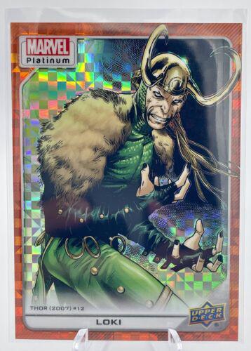 2024 2023 Upper Deck Platinum Loki [Orange Checkers] #186 card