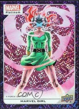 2024 2023 Upper Deck Platinum Marvel Girl [Purple Pixels] #108 card