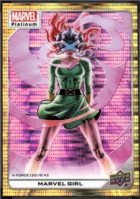 2024 2023 Upper Deck Platinum Marvel Girl [Seismic Gold] #108 card