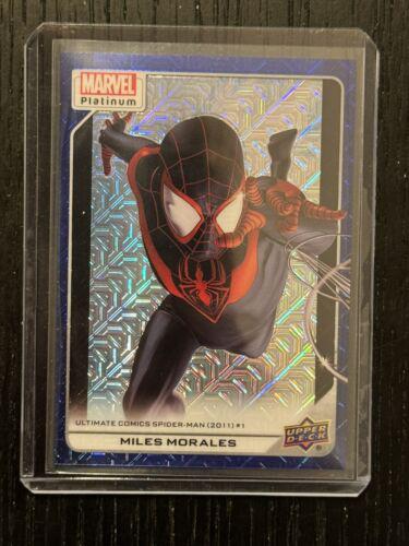 2024 2023 Upper Deck Platinum Miles Morales [Blue Traxx] #112 card