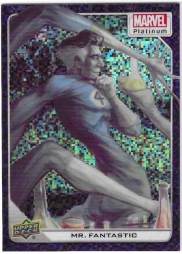 2024 2023 Upper Deck Platinum Mr. Fantastic [Purple Pixels] #55 card