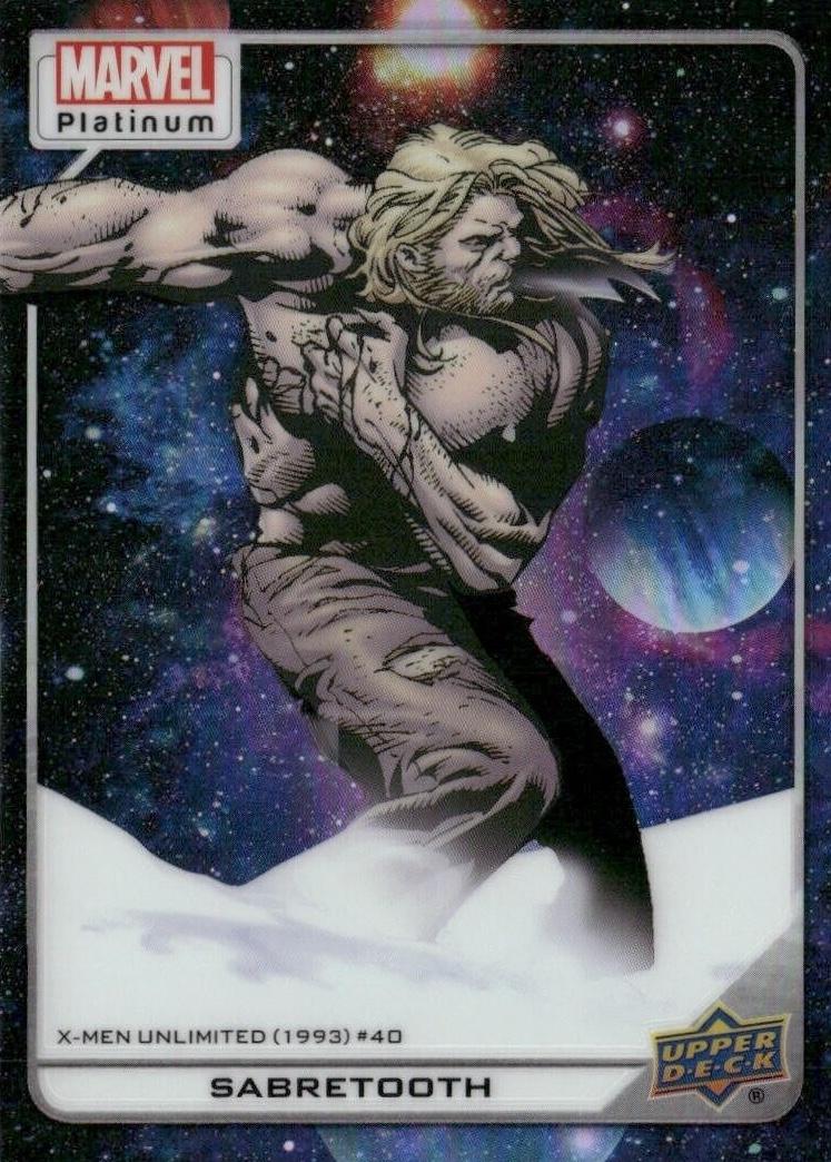 2024 2023 Upper Deck Platinum Sabretooth [Cosmic] #189 card