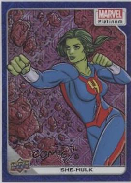 2024 2023 Upper Deck Platinum She-Hulk [Blue Traxx] #97 card