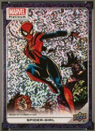 2024 2023 Upper Deck Platinum Spider-Girl [Purple Pixels] #174 card