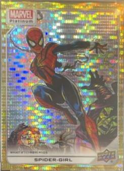 2024 2023 Upper Deck Platinum Spider-Girl [Seismic Gold] #174 card