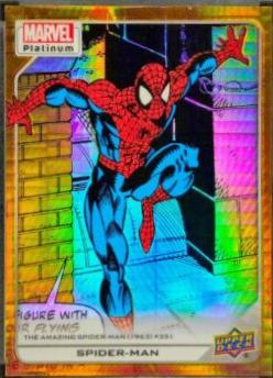 2024 2023 Upper Deck Platinum Spider-Man [Amber Crystals] #153 card