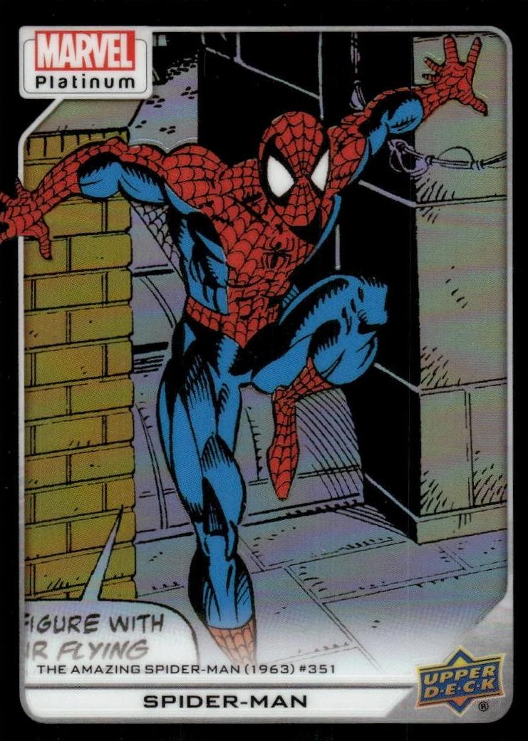 2024 2023 Upper Deck Platinum Spider-Man [Black Rainbow] #153 card