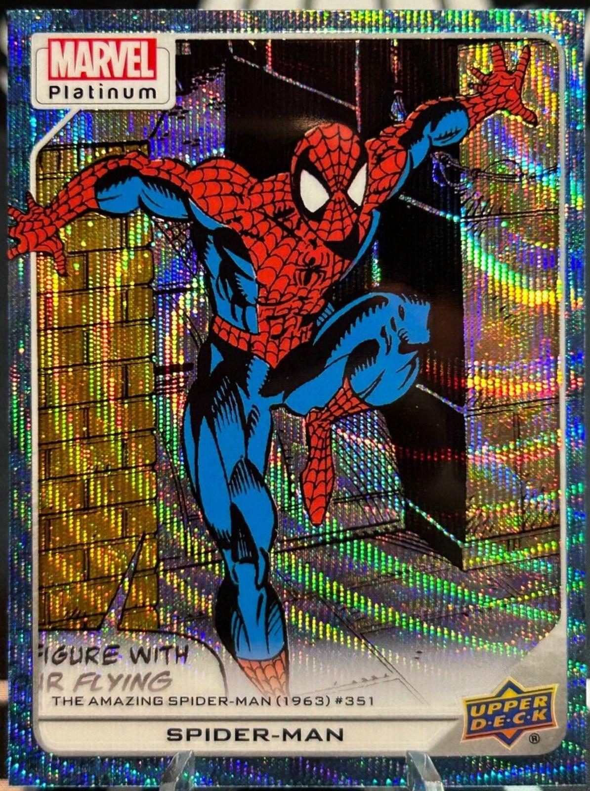 2024 2023 Upper Deck Platinum Spider-Man [Blue Surge] #153 card