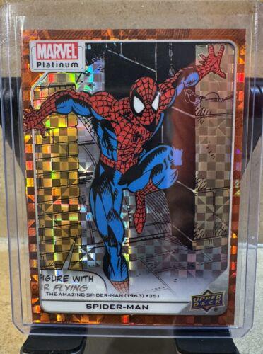 2024 2023 Upper Deck Platinum Spider-Man [Orange Checkers] #153 card