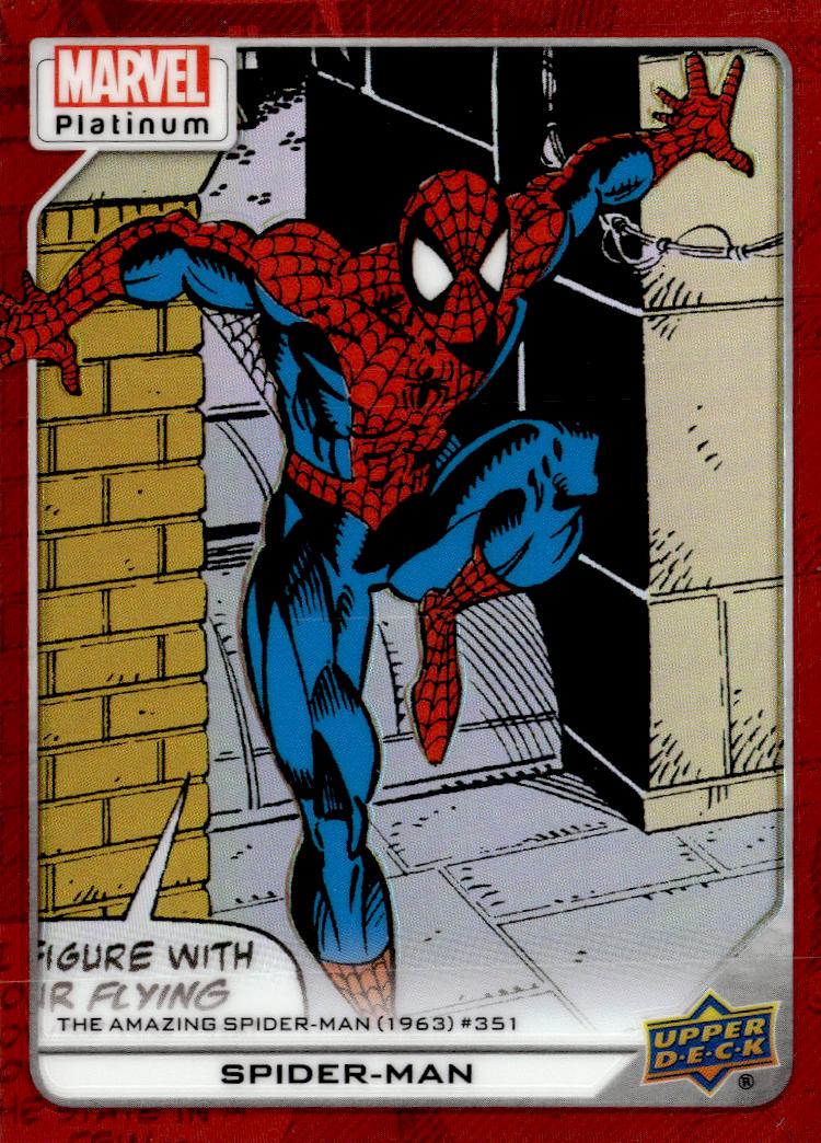 2024 2023 Upper Deck Platinum Spider-Man [Red Rainbow] #153 card