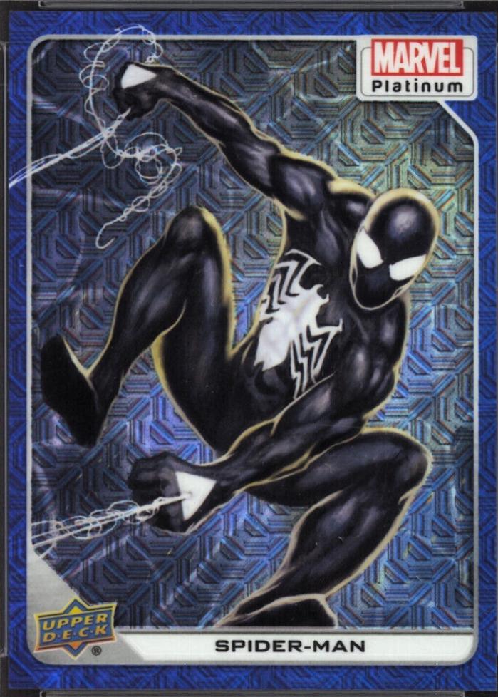 2024 2023 Upper Deck Platinum Spider-Man Symbiote [Blue Traxx] #83 card