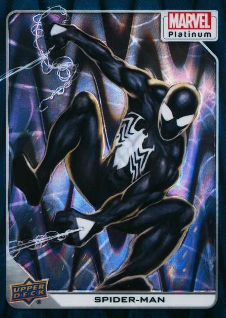2024 2023 Upper Deck Platinum Spider-Man Symbiote [Teal Wave] #83 card