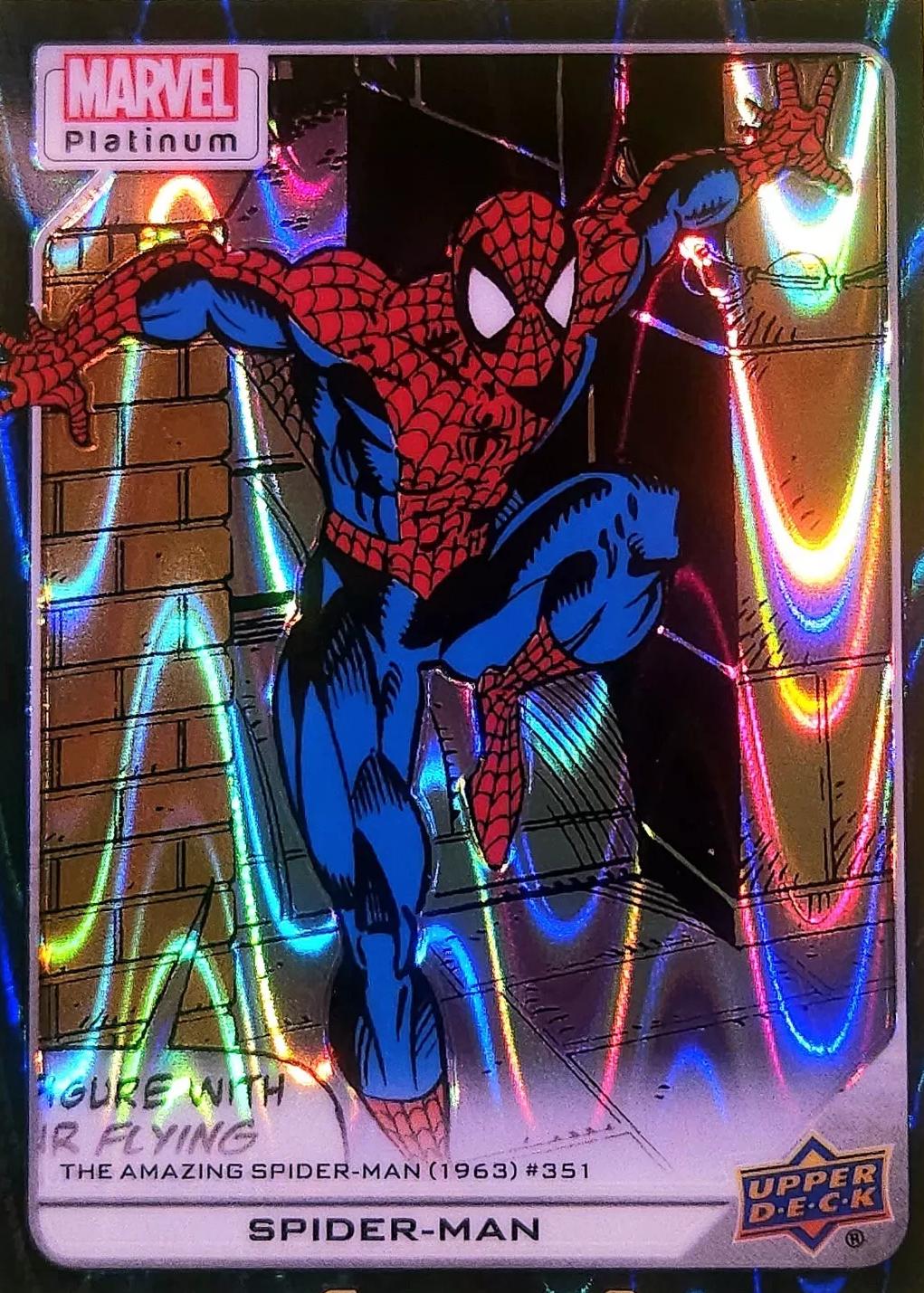 2024 2023 Upper Deck Platinum Spider-Man [Teal Wave] #153 card