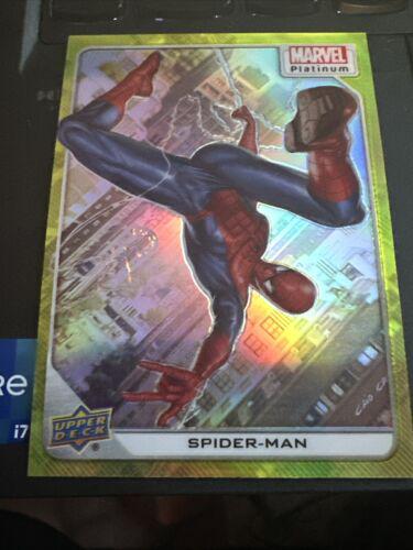 2024 2023 Upper Deck Platinum Spider-Man [Yellow Rainbow] #61 card
