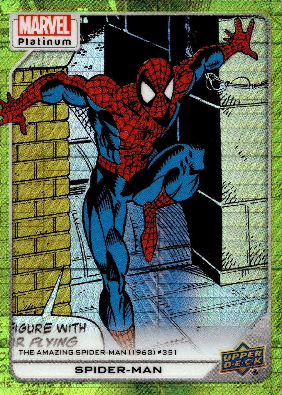 2024 2023 Upper Deck Platinum Spider-Man [Yellow Spotlight] #153 card