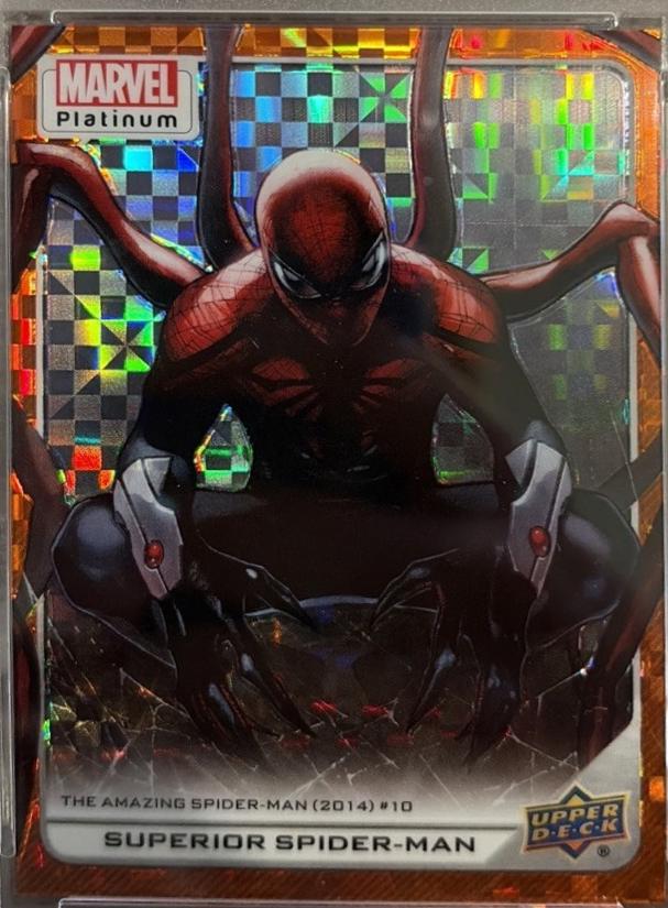 2024 2023 Upper Deck Platinum Superior Spider-Man [Orange Checkers] #187 card