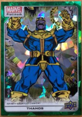2024 2023 Upper Deck Platinum Thanos [Green Crackle] #141 card