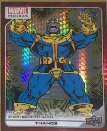 2024 2023 Upper Deck Platinum Thanos [Red Prism] #141 card