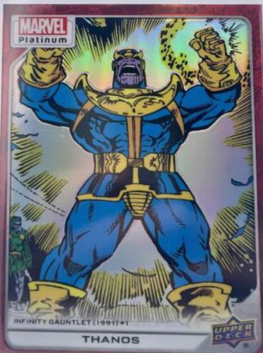 2024 2023 Upper Deck Platinum Thanos [Red Rainbow] #141 card