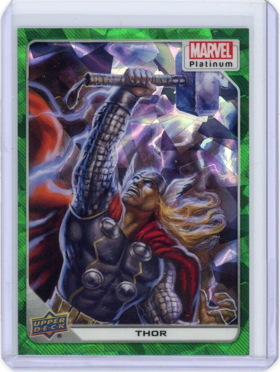 2024 2023 Upper Deck Platinum Thor [Green Crackle] #86 card