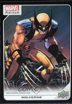 2024 2023 Upper Deck Platinum Wolverine [Black Rainbow] #182 card