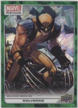 2024 2023 Upper Deck Platinum Wolverine [Green Crackle] #182 card