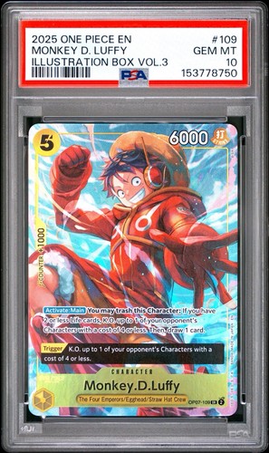 2024 500 Years in the Future Monkey.D.Luffy #OP07-109 card
