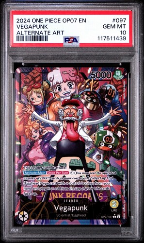 2024 500 Years in the Future Vegapunk [Alternate Art] #OP07-097 card