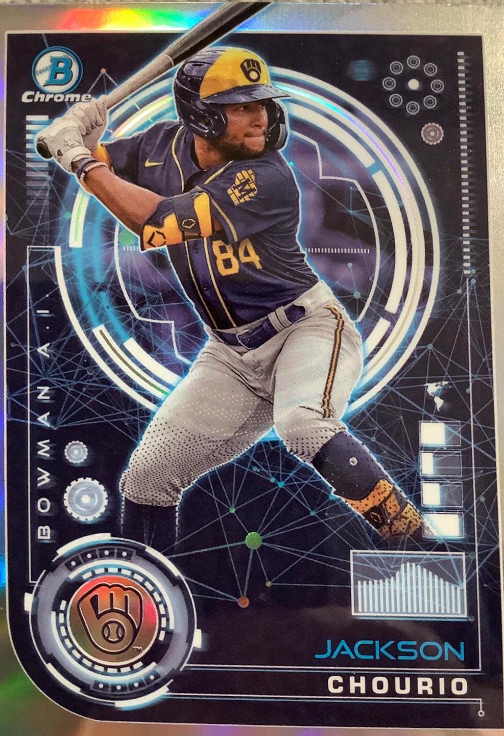 2024 Bowman Chrome AI Jackson Chourio #BAI-16 card