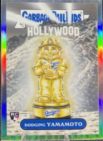 2024 Bowman Chrome Garbage Pail Kids Yoshinobu Yamamoto #BGP-21 card