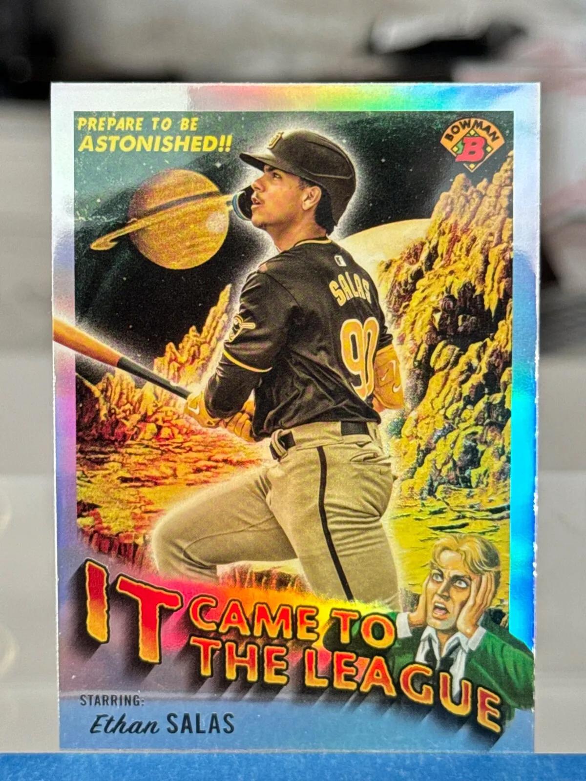 2024 Bowman Chrome It Came to the League Ethan Salas #IT-11 card