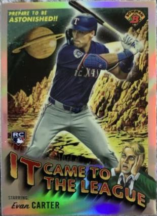 2024 Bowman Chrome It Came to the League Evan Carter #IT-5 card
