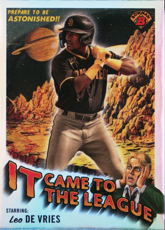 2024 Bowman Chrome It Came to the League Leo De Vries #IT-12 card
