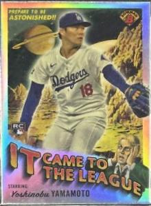 2024 Bowman Chrome It Came to the League Yoshinobu Yamamoto #IT-6 card
