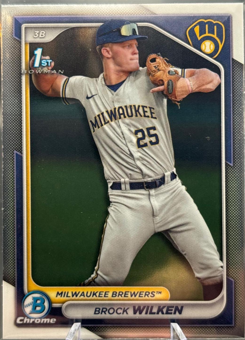 2024 Bowman Chrome Prospects Brock Wilken #BCP-86 card