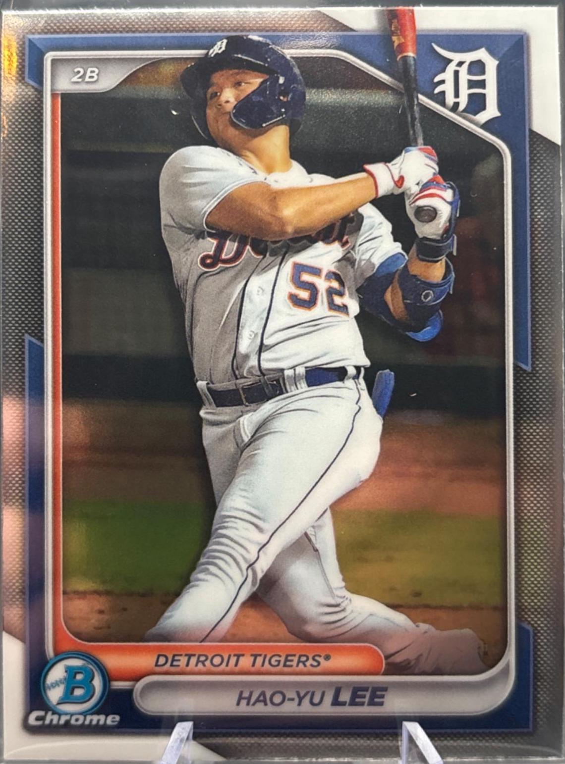 2024 Bowman Chrome Prospects Hao-Yu Lee #BCP-55 card
